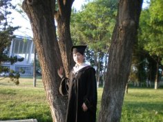 One of the members of my Student-Advisee Classes graduating from SDIBT